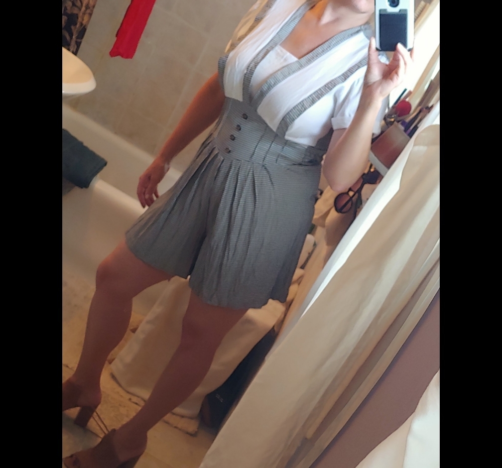 Amazing 90s Scarlett brand Romper size L